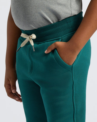 Boys' Deep Emerald Fleece Jogger