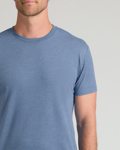 Dark Heather Vintage Navy Classic Crew Neck