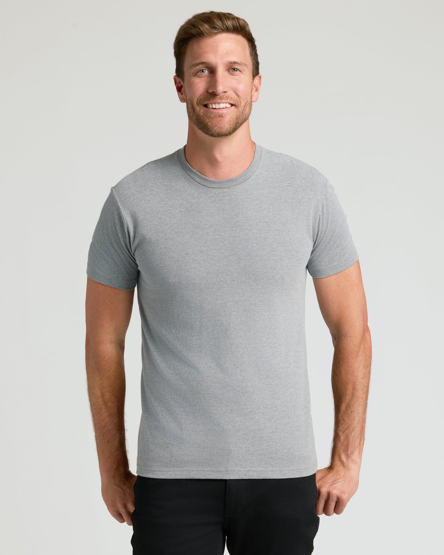 Gray Tones Short Sleeve Crew Neck 3-Pack