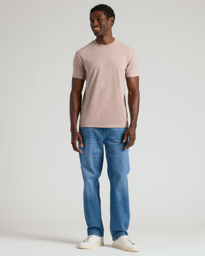 Classic Tall Straight Hem Crew Neck T-Shirt 3-Pack