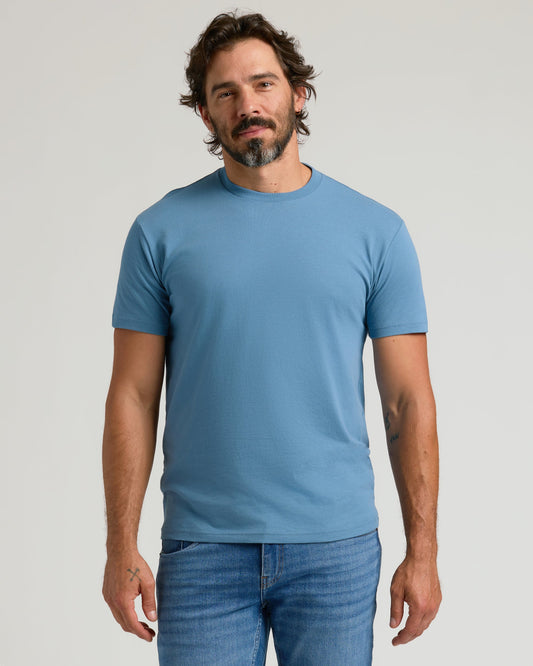 Sapphire Short Sleeve Crew Neck T Shirt