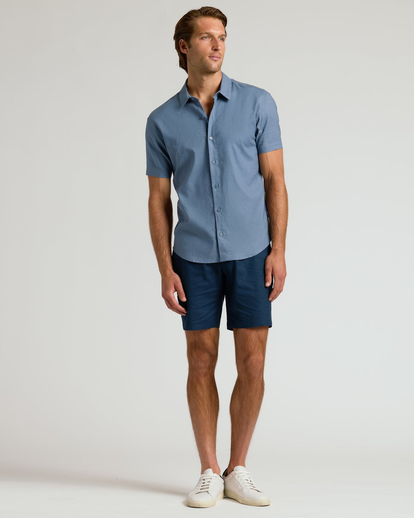 Fiord & Mossy Oak Short Sleeve Linen Shirt 2-Pack