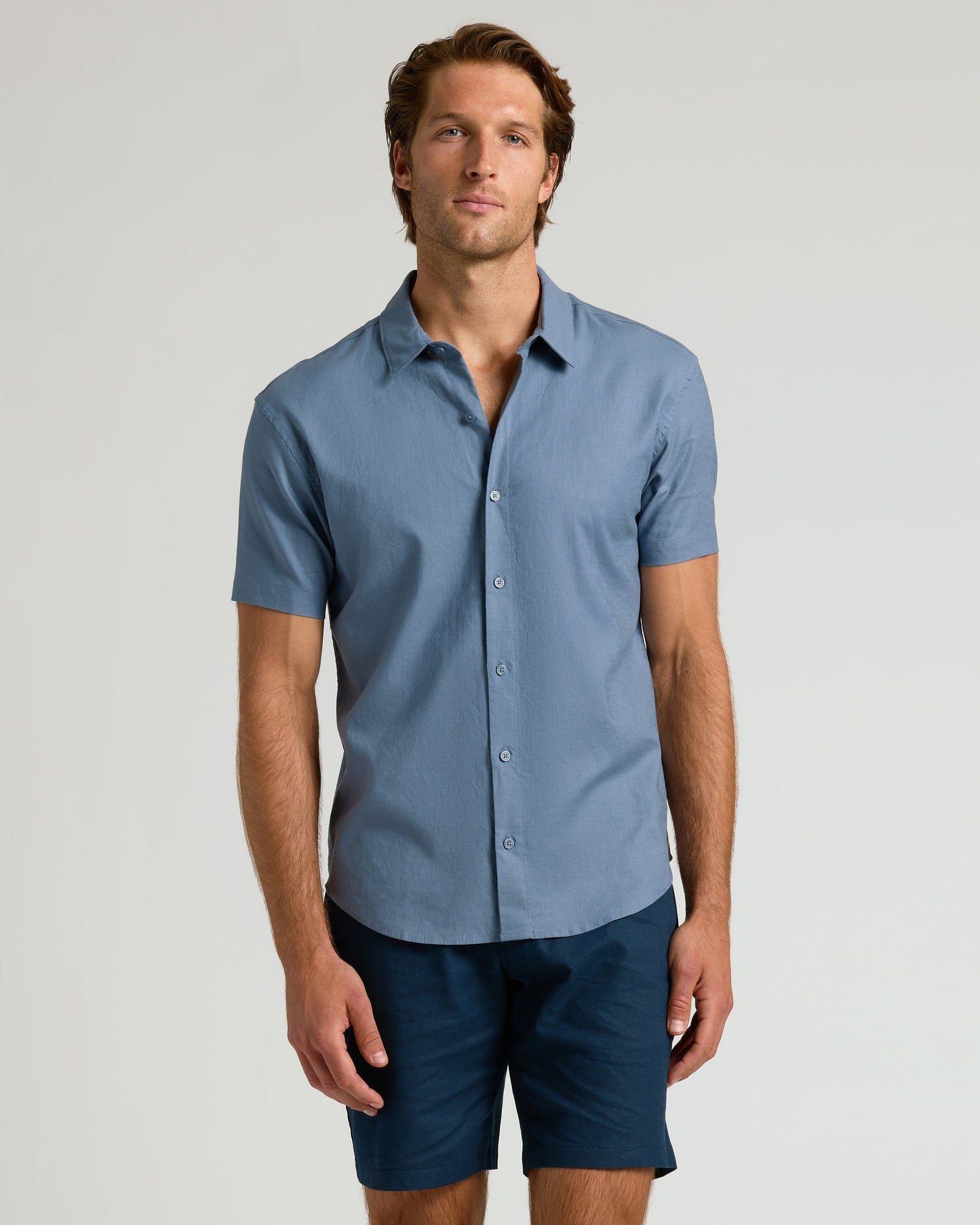 Fiord & Mossy Oak Short Sleeve Linen Shirt 2-Pack