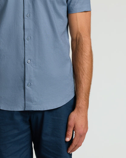 Fiord & Mossy Oak Short Sleeve Linen Shirt 2-Pack