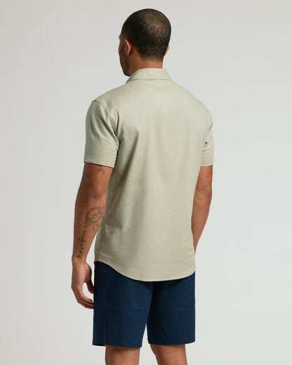 Fiord & Mossy Oak Short Sleeve Linen Shirt 2-Pack