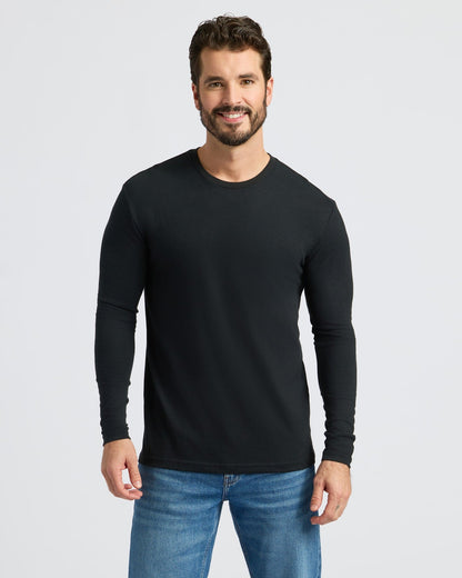 All Black Classic Long Sleeve Crew 2-Pack