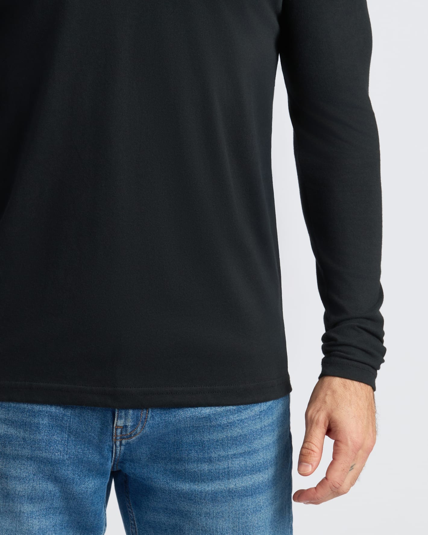 All Black Classic Long Sleeve Crew 2-Pack