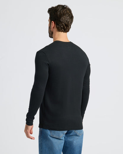 Black & White Classic Long Sleeve Crew Neck 10-Pack
