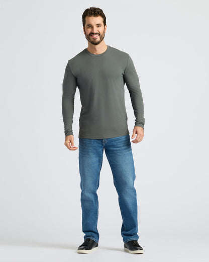 Core Long Sleeve Crew Neck T-Shirt 3-Pack