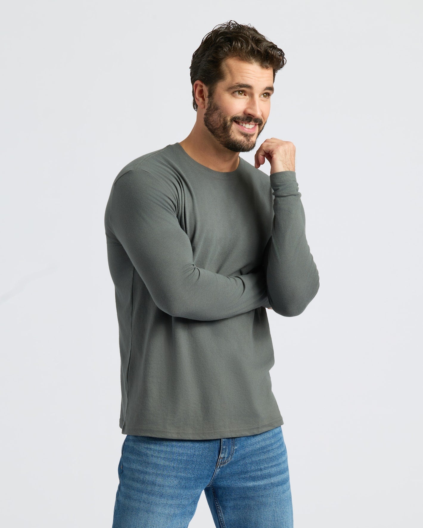 Classic Long Sleeve Crew Neck 3-Pack