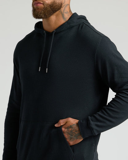 Black & Military Green Waffle Hoodie 2-Pack