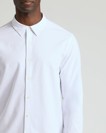 Oak & White Standard Long Sleeve Modern Knit Oxford 2-Pack