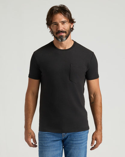 All Black Heavyweight Pocket Crew 10-Pack