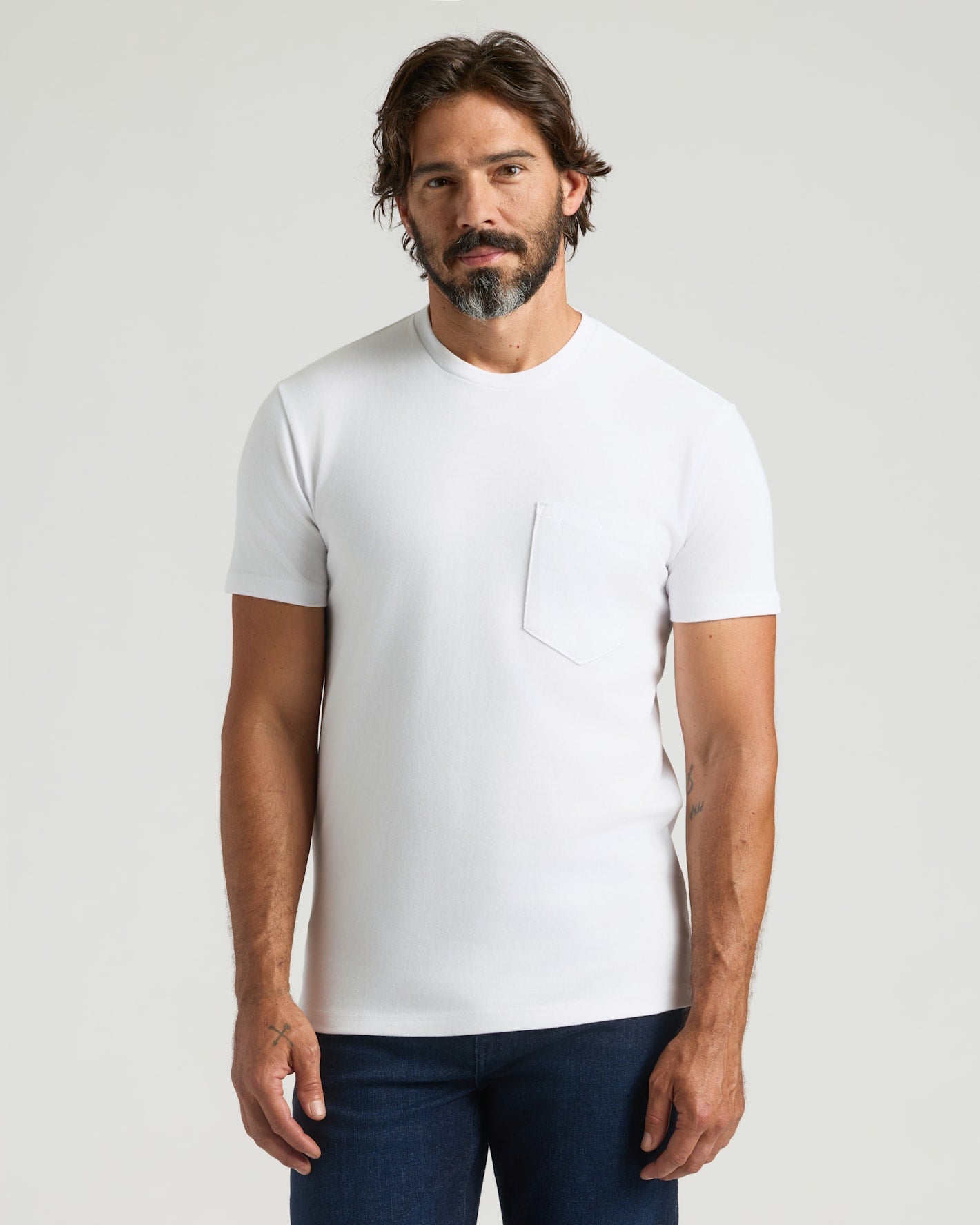 All White Heavyweight Pocket Crew 10-Pack