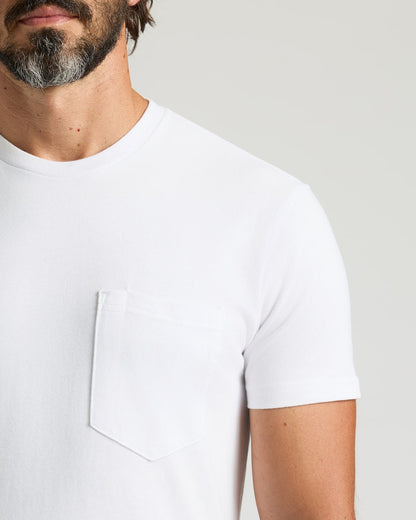 All White Heavyweight Pocket Crew 3-Pack