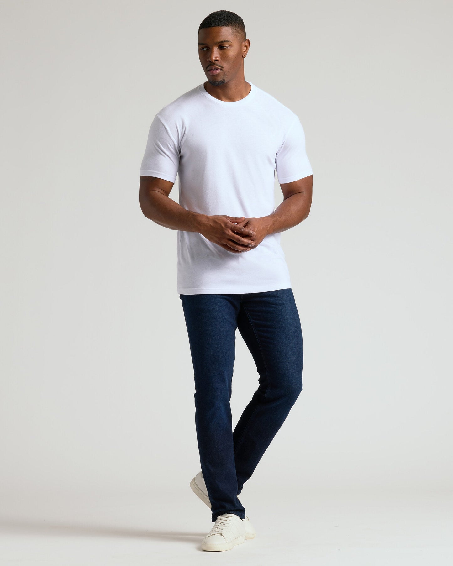 Classic Tall Straight Hem Crew Neck T-Shirt 2-Pack