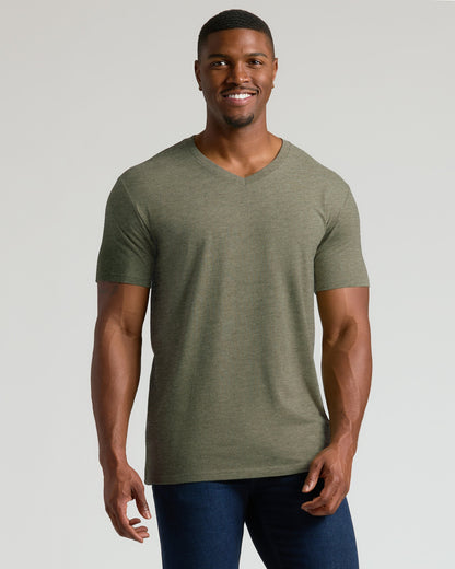 Short Sleeve Tall Classic V-Neck 3-Pack