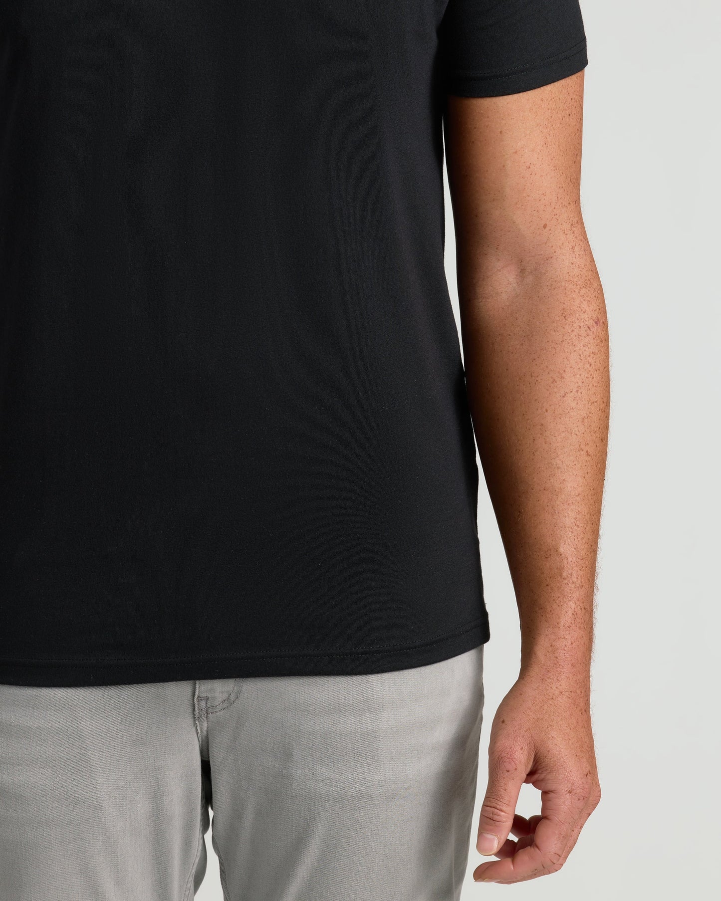 Black Short Sleeve Tall Classic V-Neck 2-Pack