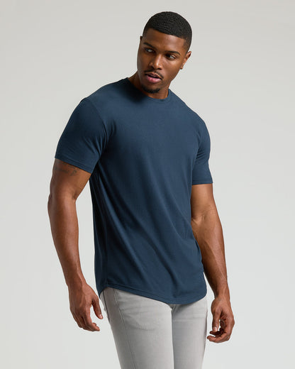 Wardrobe Classic Tall Curved Hem Crew 10-Pack
