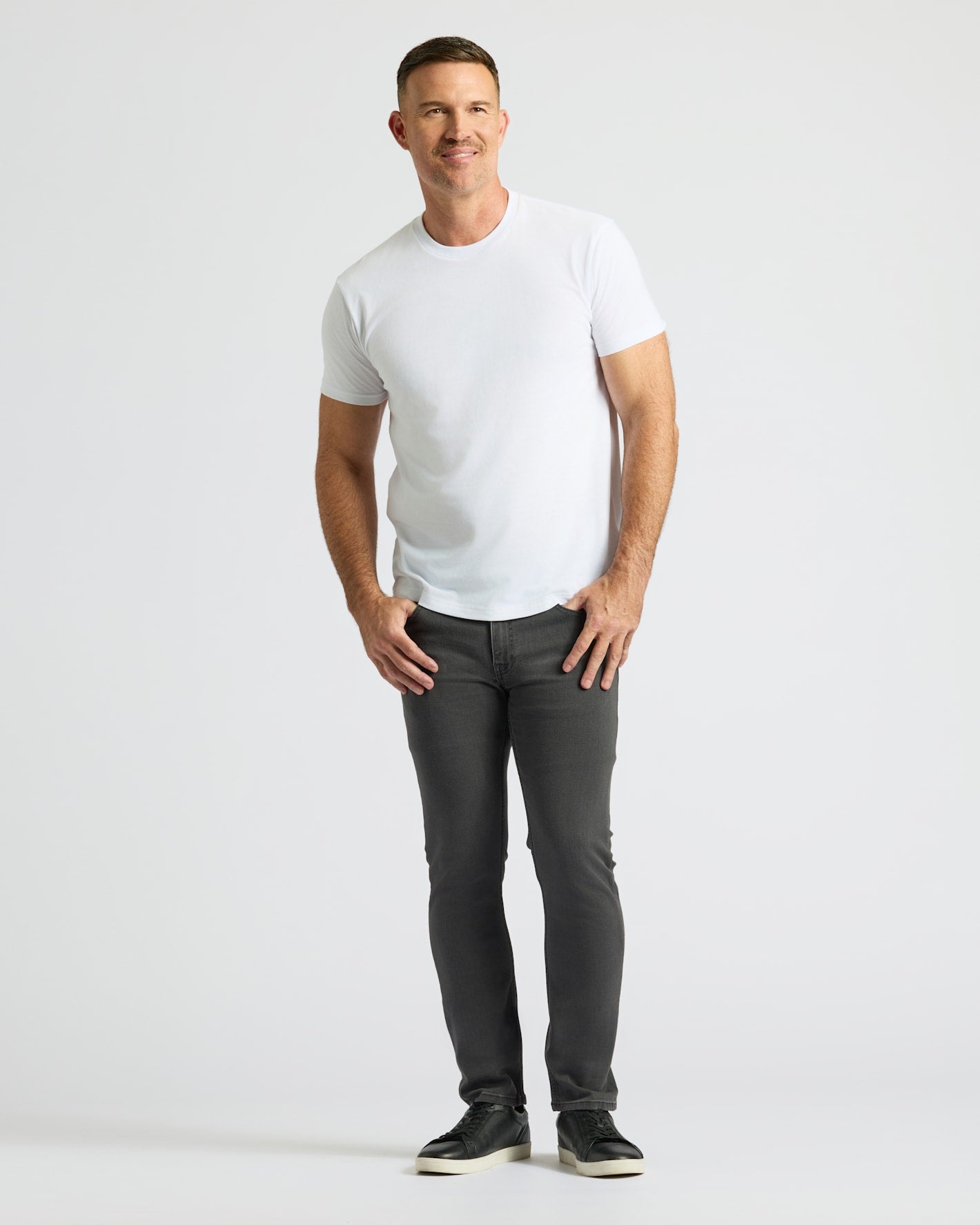 Black & Gray Wash Slim Comfort Stretch Jeans 2-Pack