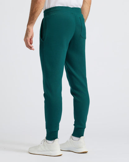 Deep Emerald Fleece French Terry Joggers