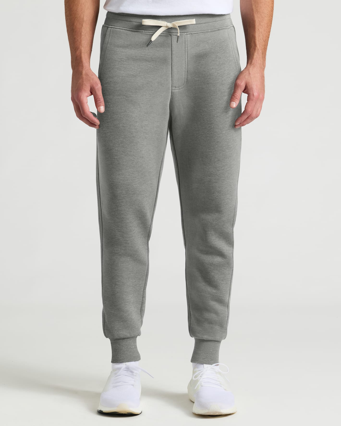 Dark Heather Gray Fleece French Terry Joggers 2-Pack