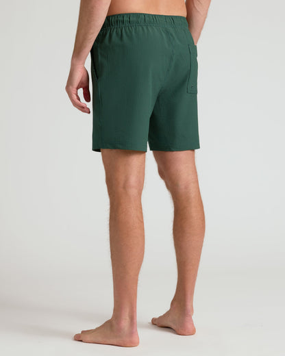7 Marine Spruce Seersucker Swim Trunks