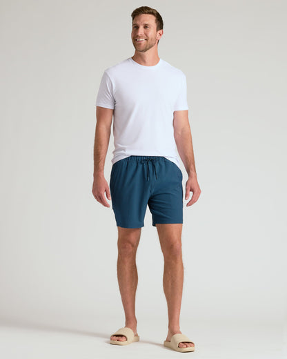 7 Underwater Seersucker Swim Trunks