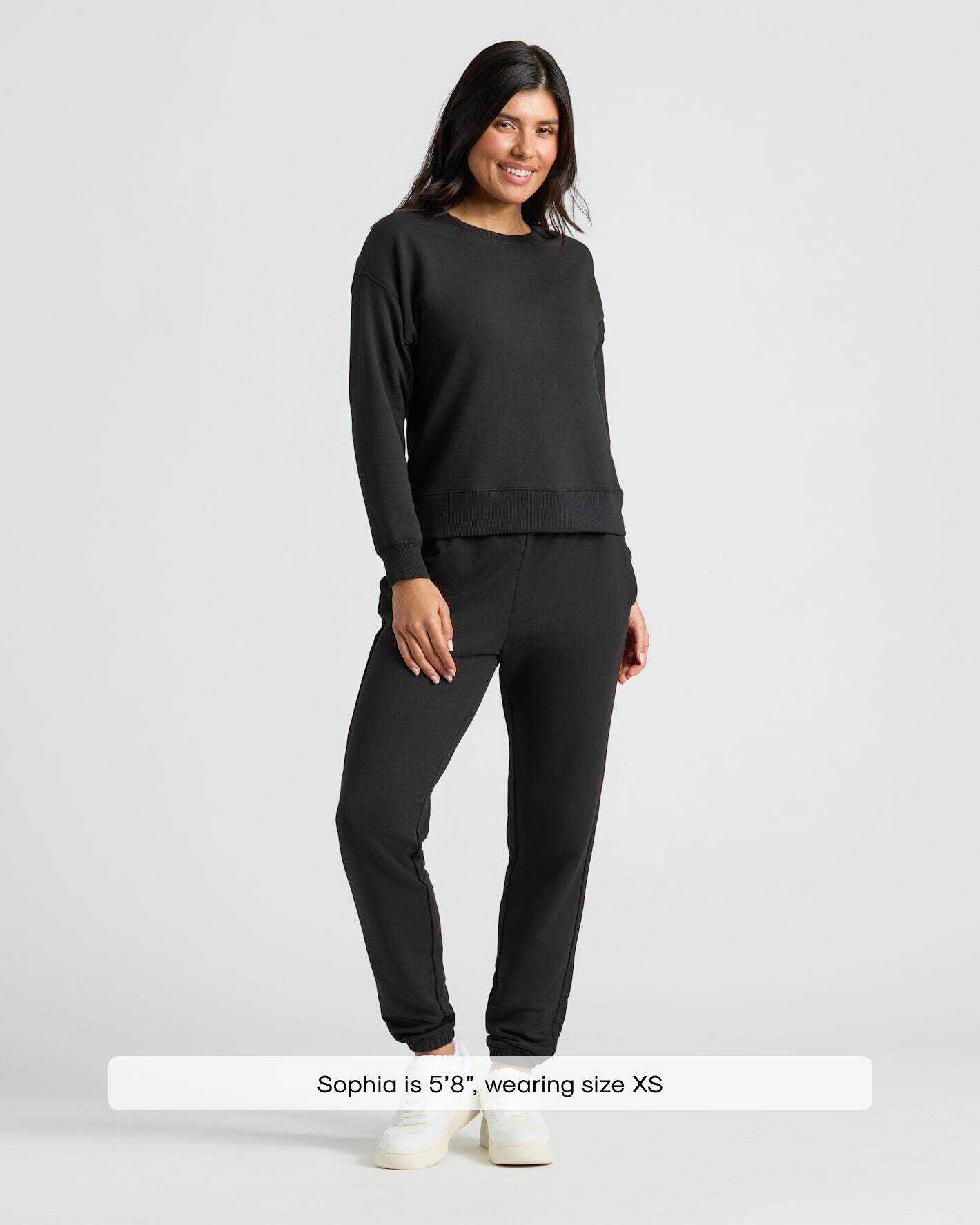 True Classic Womens Slouch Pullover Crew & Relaxed Jogger Set  Ultra-Soft Modal-Cotton Fleece 2-Piece Loungewear