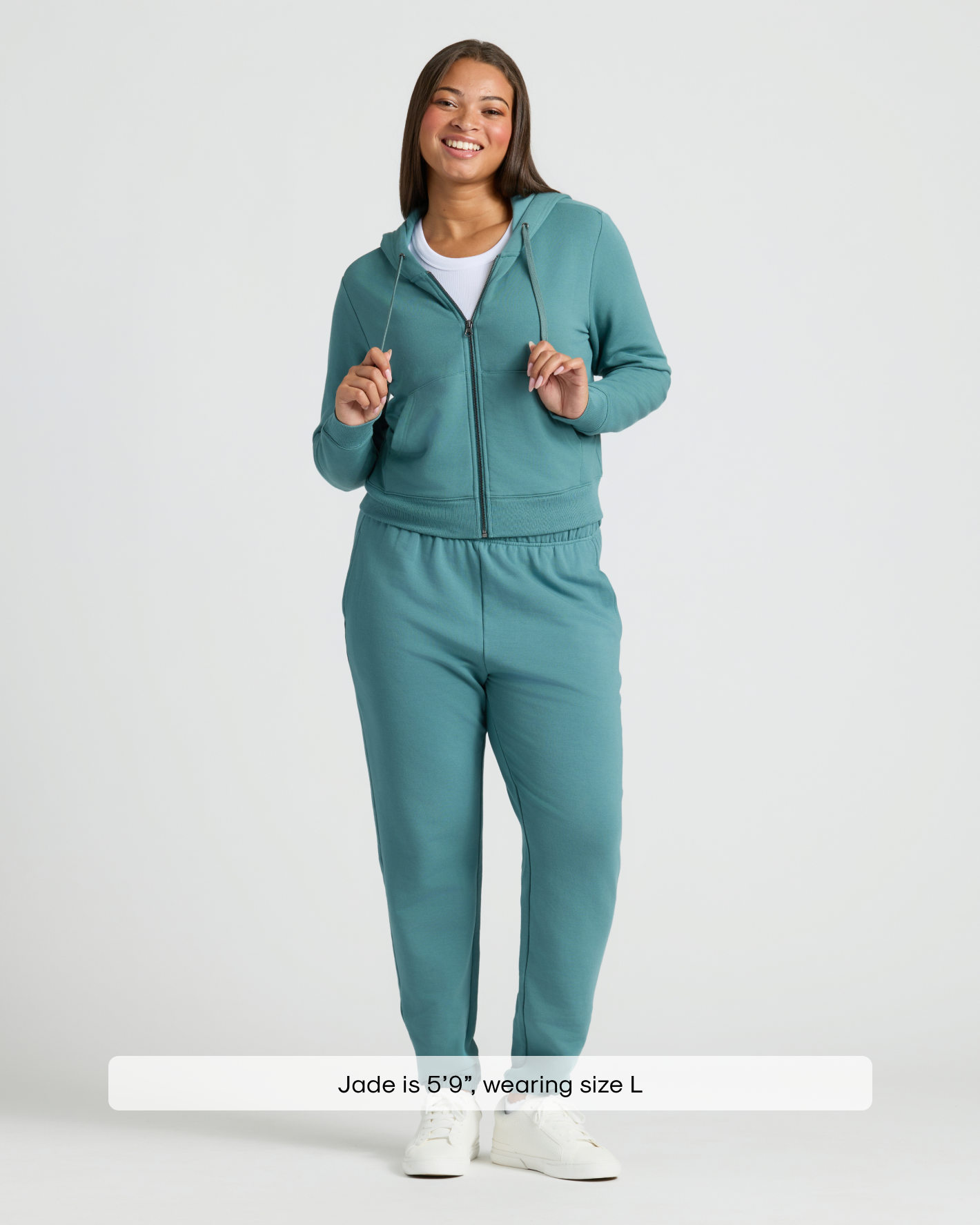 Womens Stormcloud Crop Zip Hoodie