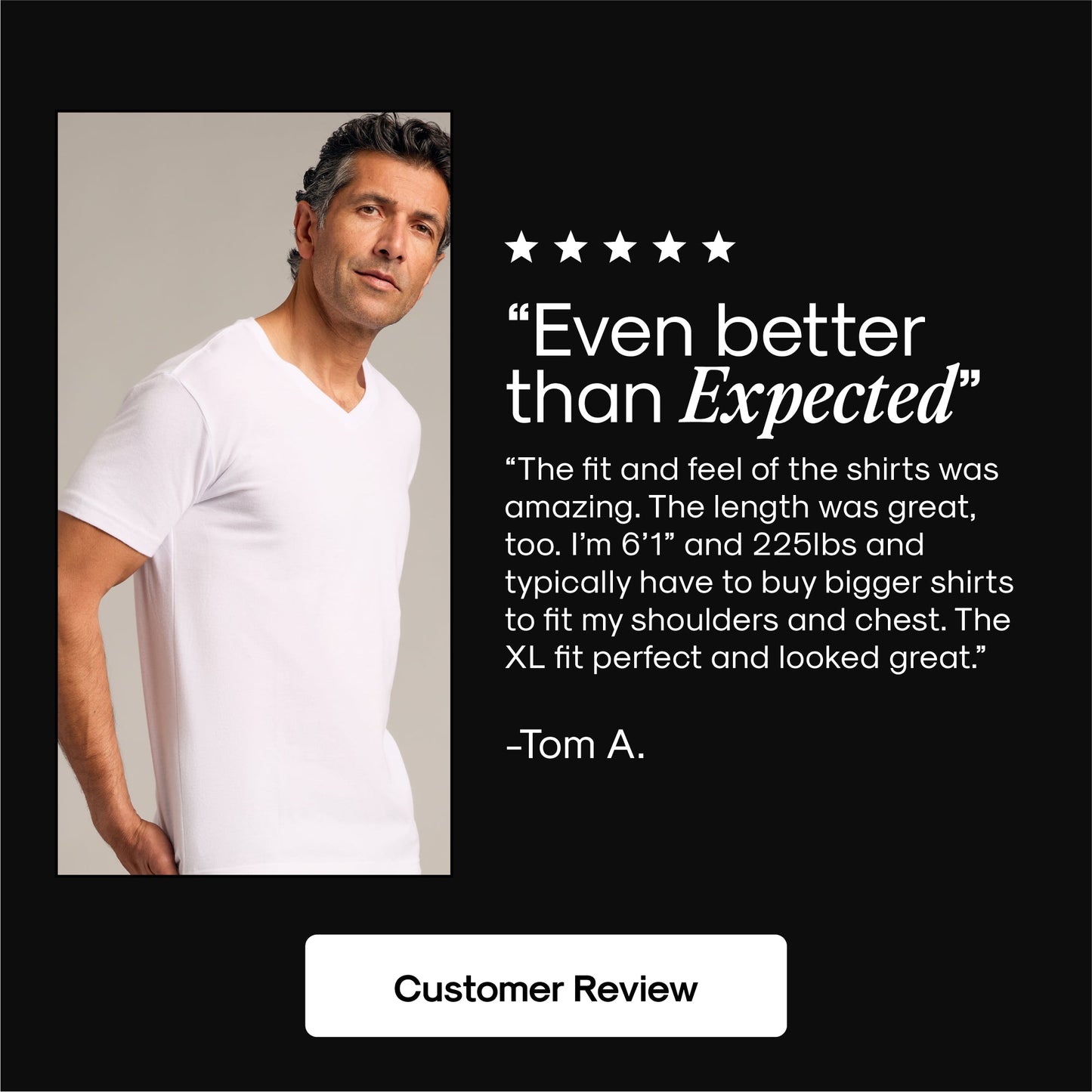 True Classic Men’s V-Neck T Shirt – Soft Cotton Blend Fit, Tailored Short Sleeve Tee for Everyday, Streetwear, or Layered Looks