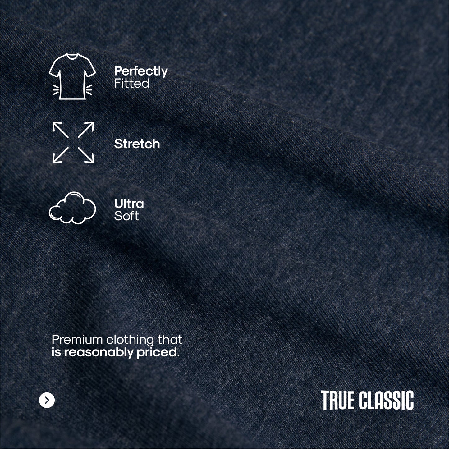 True Classic Men’s Long Sleeve Crew Neck Tee – Soft Cotton Stretch Fit, Tailored Everyday Shirt for Layering, Loungewear, or Streetwear Looks