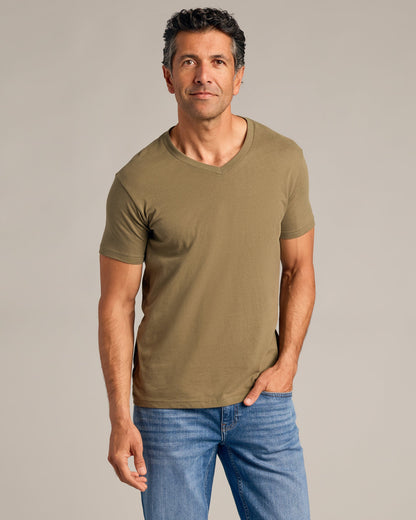 Carbon Green Classic V-Neck 6-Pack