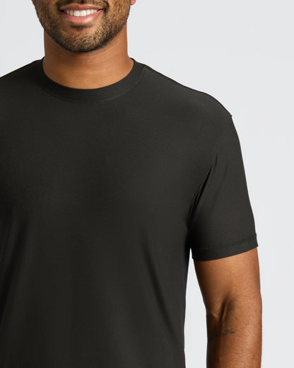 All Black Active Crew 2-Pack