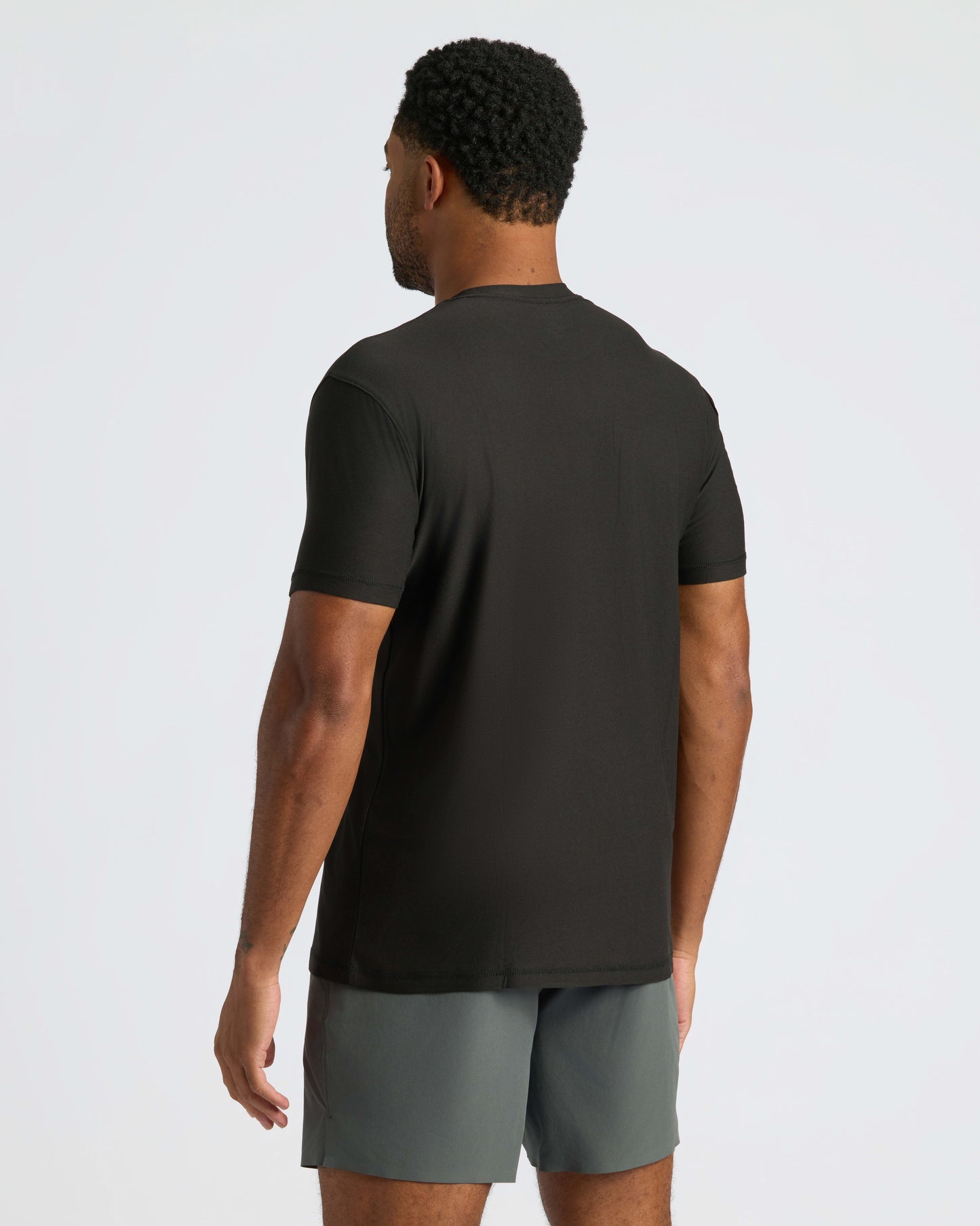 All Black Active Crew 2-Pack