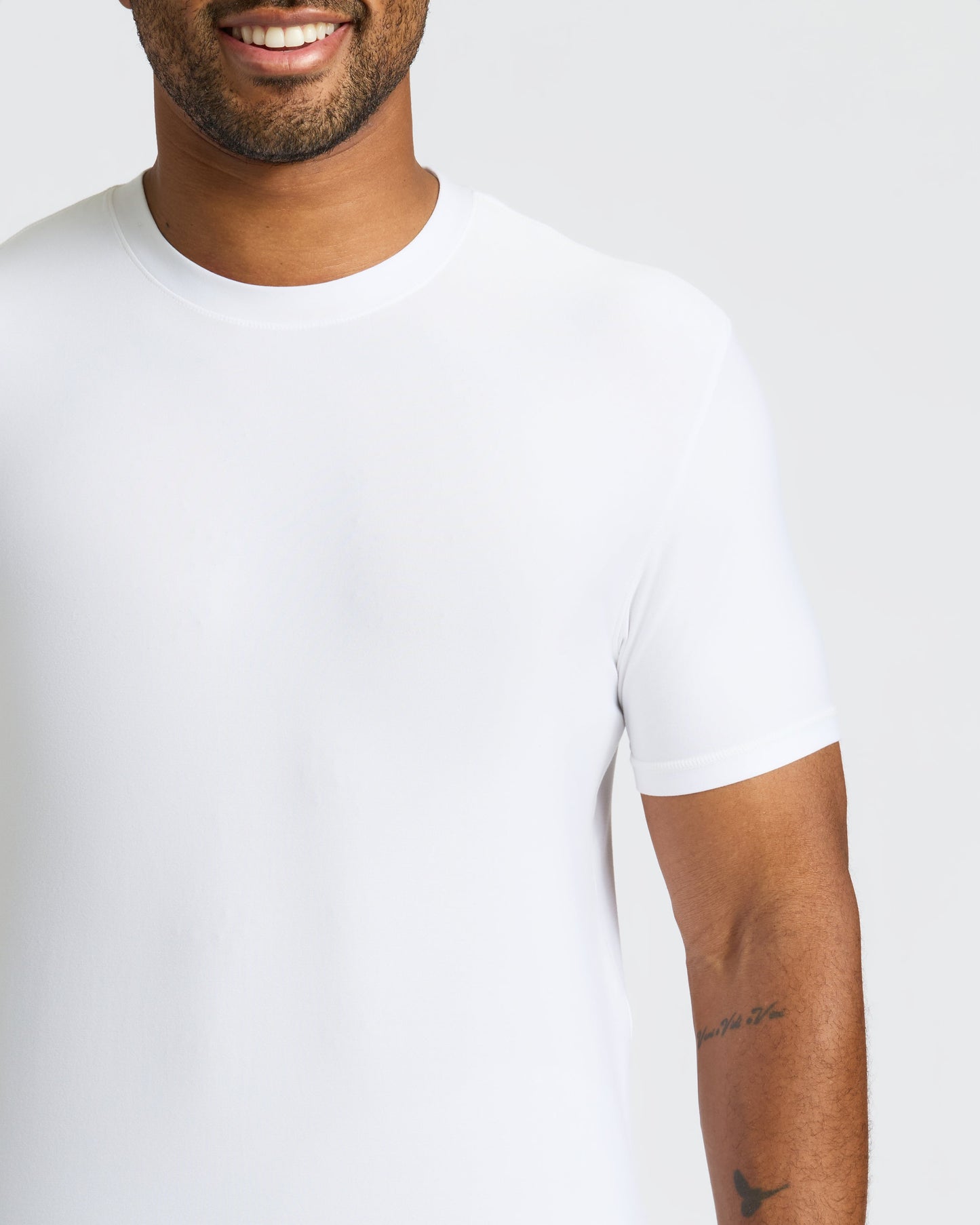 All White Active Crew 2-Pack