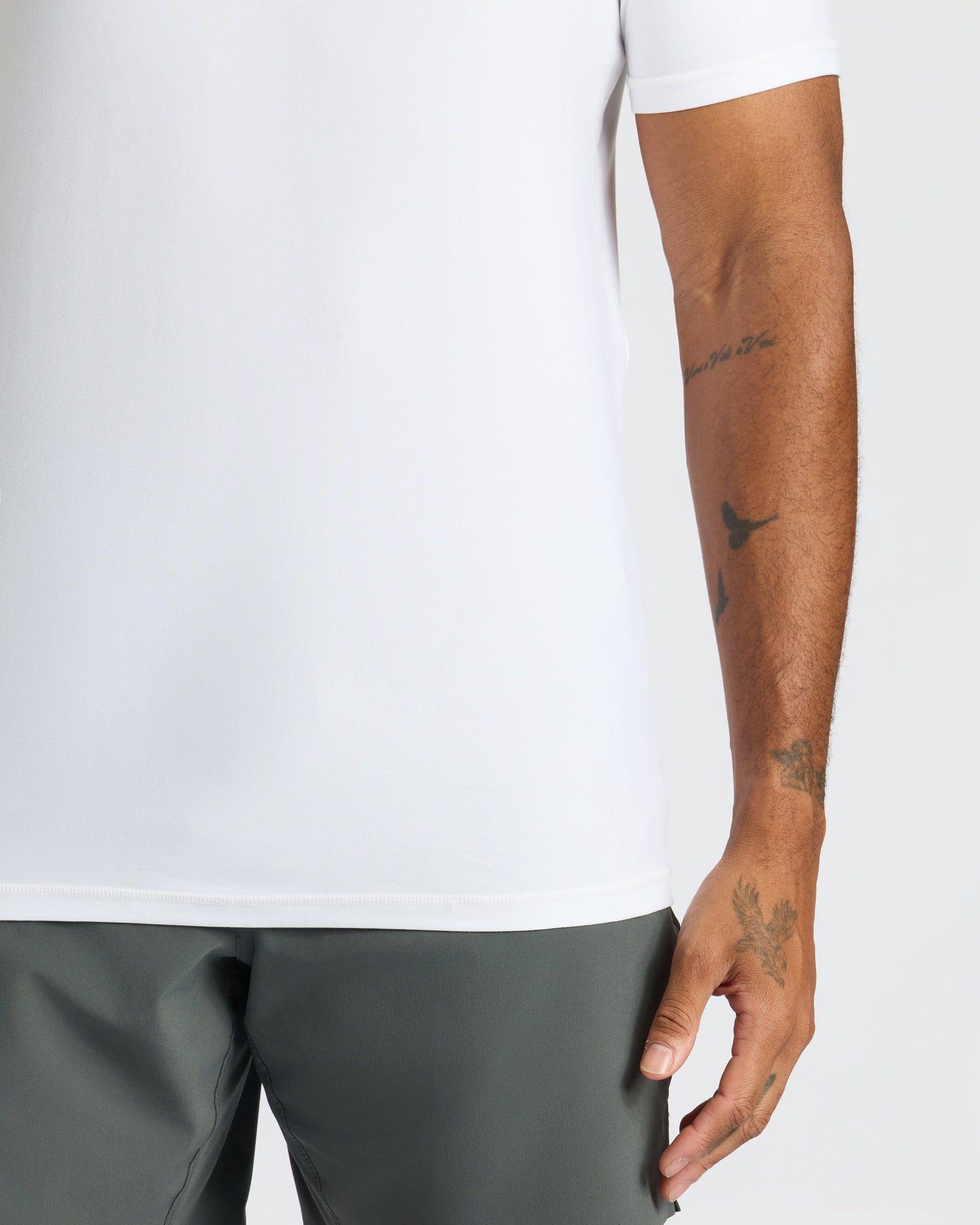 All White Active Crew 2-Pack