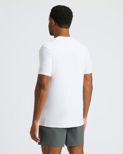 All White Active Crew 2-Pack