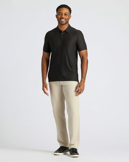 All Black Active Polo 2-Pack