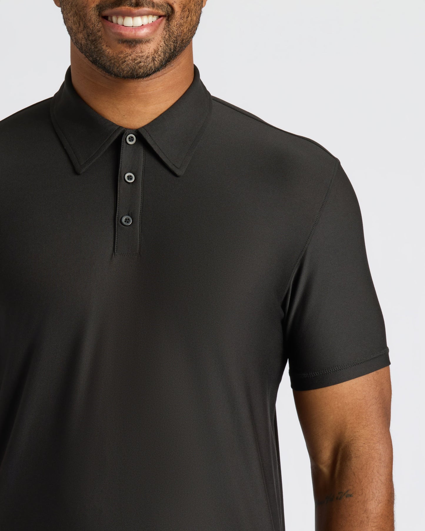 All Black Active Polo 2-Pack