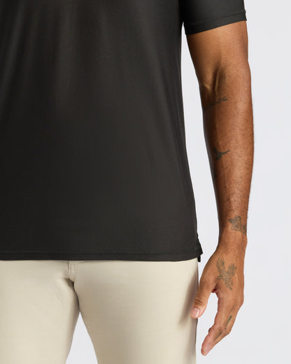 All Black Active Polo 2-Pack