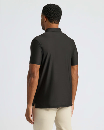 All Black Active Polo 2-Pack