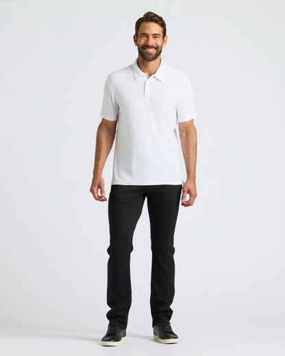 White Active Polo