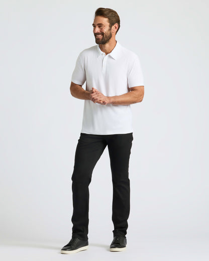 All White Active Polo 2-Pack