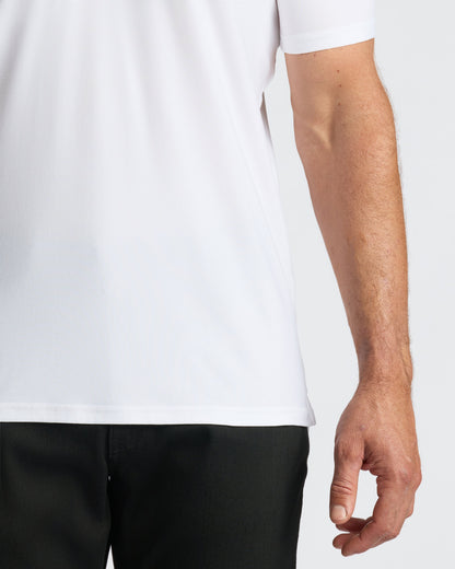 White Active Polo