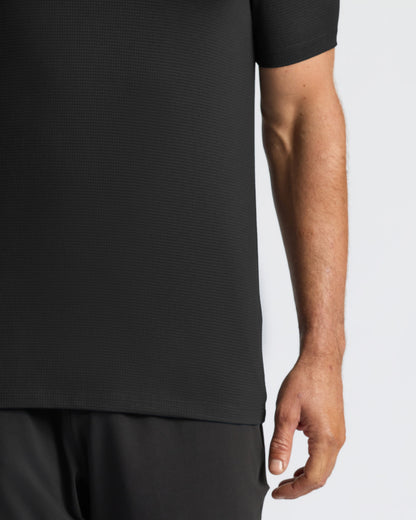 Black Active Mesh Crew 6-Pack