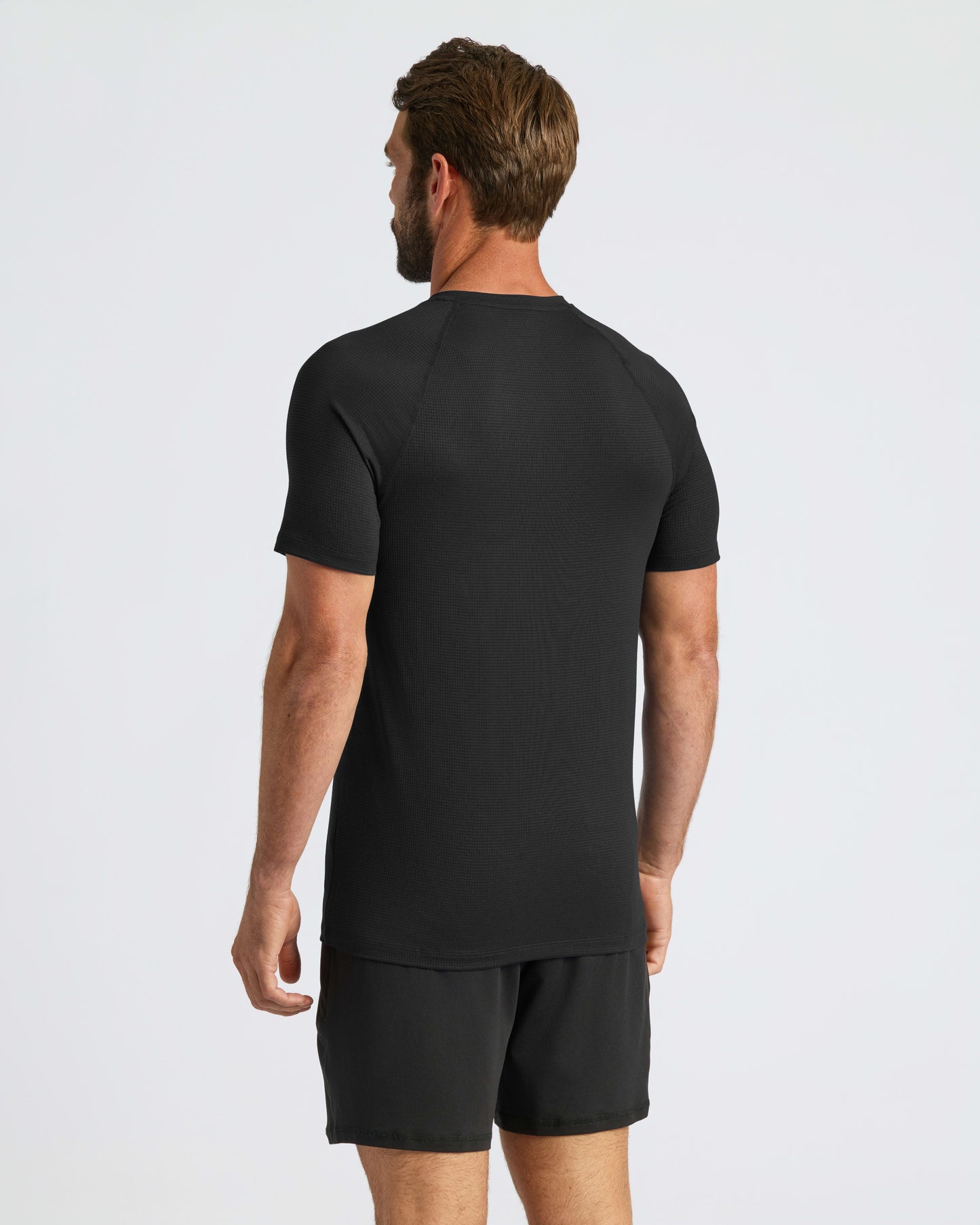Black Active Mesh Crew 6-Pack