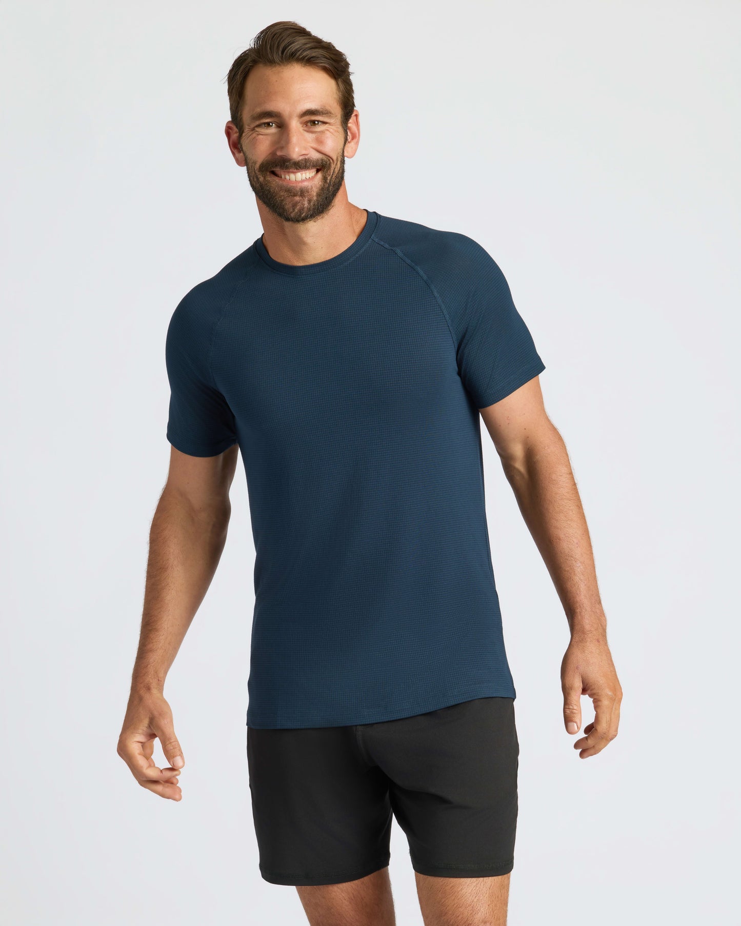 Navy Active Mesh Crew 6-Pack