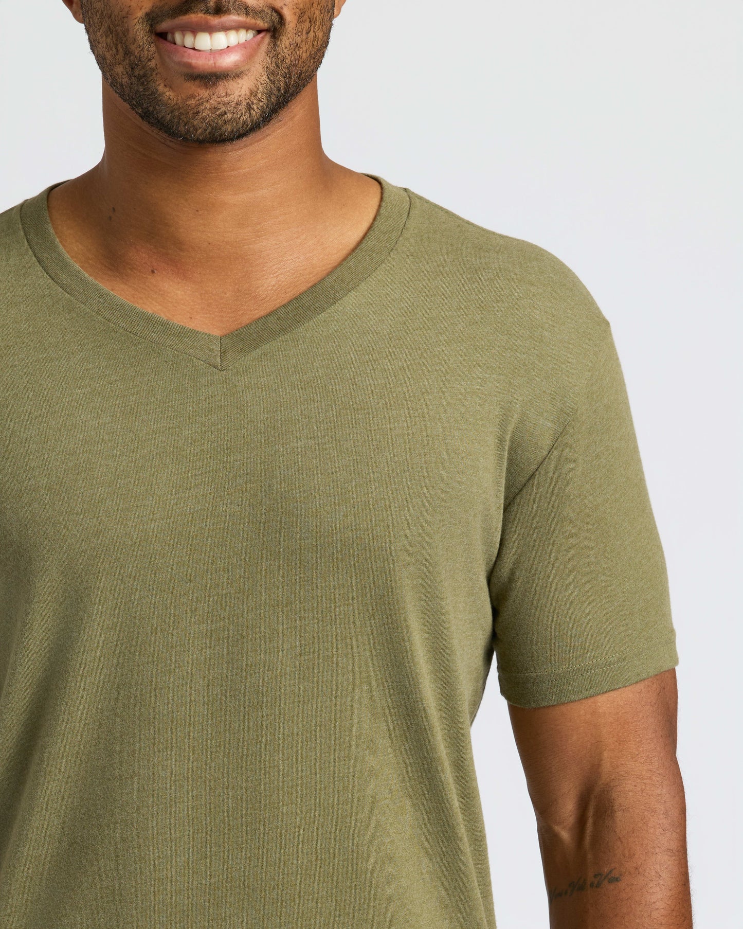 True Classic Men’s V-Neck T Shirt – Soft Cotton Blend Fit, Tailored Short Sleeve Tee for Everyday, Streetwear, or Layered Looks
