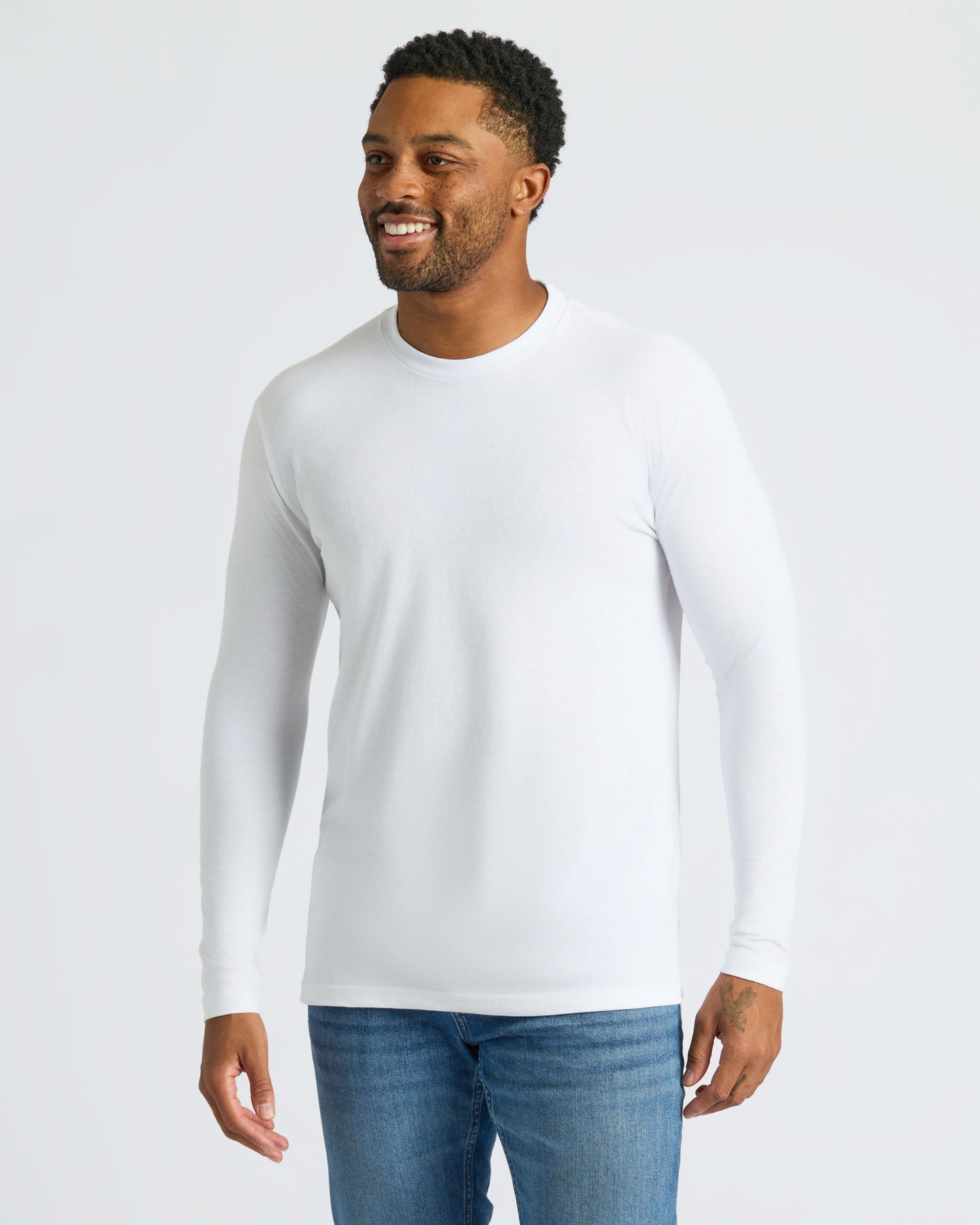 Black & White Long Sleeve Crew Neck 2-Pack